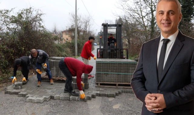 HENDEK BELEDİYESİ EKİPLERİ YAĞMUR ÇAMUR HIZ KESMİYOR