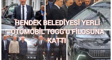 HENDEK BELEDİYESİ, YERLİ OTOMOBİL TOGG'U FİLOSUNA KATTI