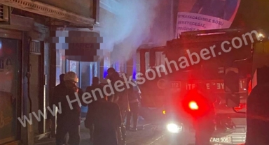 Hendek'te Market Yangını