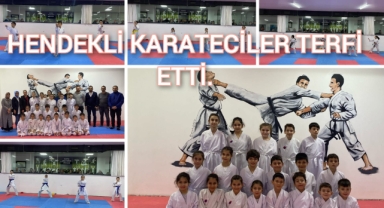 HENDEKLİ KARATECİLER TERFİ ETTİ 