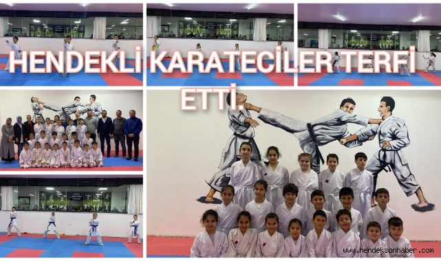 HENDEKLİ KARATECİLER TERFİ ETTİ 