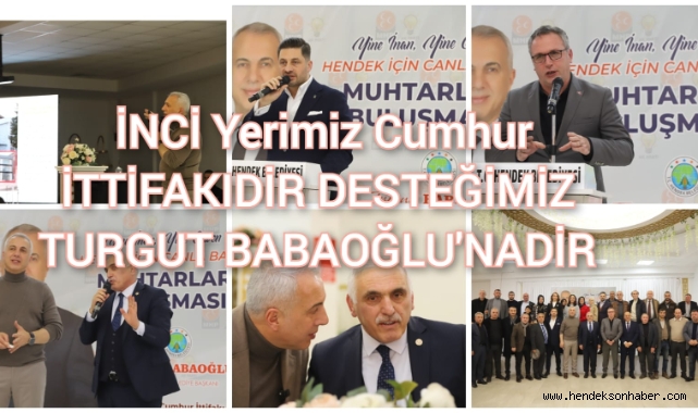 ALİ İNCİ: YERİMİZ CUMHUR İTTİFAKIDIR, DESTEĞİMİZ TURGUT BABAOĞLU'NADIR