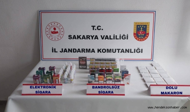 Jandarmadan Hendek'te kaçakçılık operasyonu