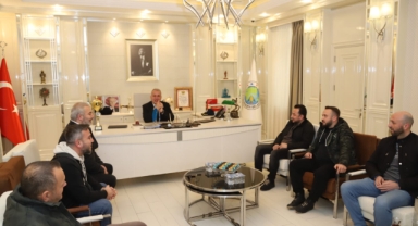 NAMAĞLUP ŞAMPİYONLAR BAŞKAN BABAOĞLUNU ZİYARET ETTİ