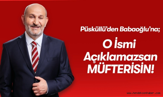 Püsküllü Bu Açıklama Seçime Gölge Düşürmüştür.