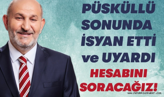 Başkan Adayı İrfan Püsküllü; Kirli Provokasyonların Hesabı Sorulacak.