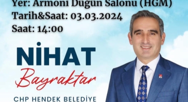 CHP HENDEK A TAKIMI GÖRÜCÜYE ÇIKIYOR