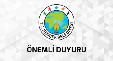 Hendek Belediyesi'nden Duyuru
