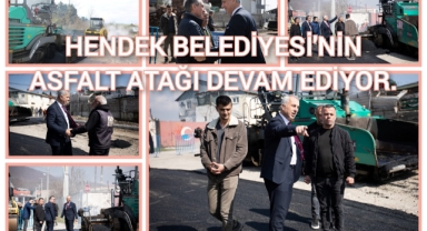 HENDEK BELEDİYESİ’NİN ASFALT ATAĞI DEVAM EDİYOR