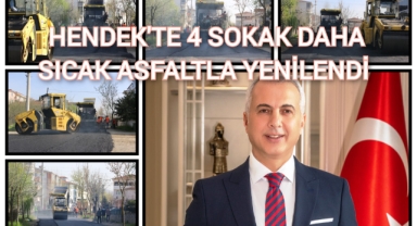 HENDEK’TE 4 SOKAK DAHA SICAK ASFALTLA YENİLENDİ