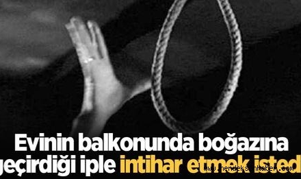 Hendek'te İntihar Girişimi