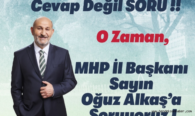 İrfan Püsküllü’den Oğuz Alkaş’a cevap değil, soru!