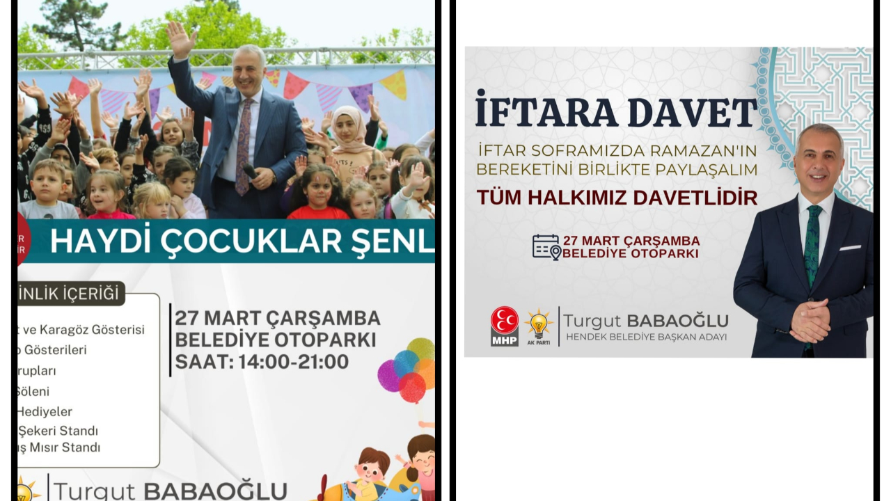 İŞTE BABAOĞLU FARKI; HENDEK’TE ETKİNLİK YAĞMURU