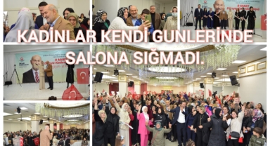 Kadınlar kendi günlerinde salona sığmadı!