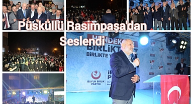 Püsküllü, Rasimpaşa'dan seslendi: Ben değil biz!