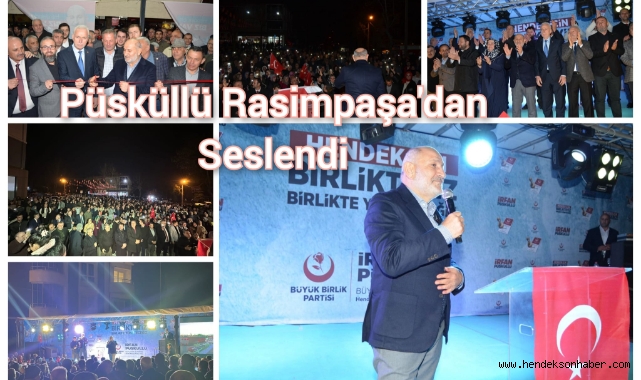 Püsküllü, Rasimpaşa'dan seslendi: Ben değil biz!
