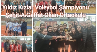 Yıldız Kızlar Voleybol Şampiyonu Şehit A.Gaffar Okkan Ortaokulu