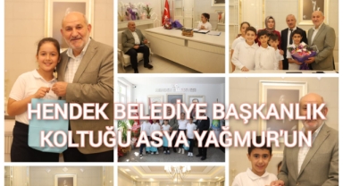HENDEK BELEDİYE BAŞKANLIK KOLTUĞU ASYA YAĞMUR'UN