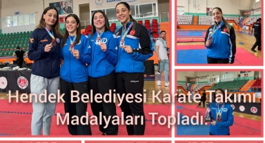 Hendek Belediyesi Karate Takımı Madalyaları Topladı