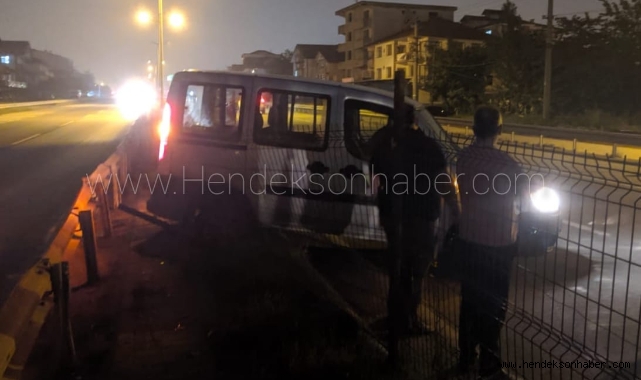 Hendek D-100'de Görünmez Kaza