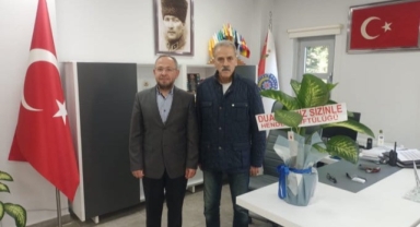 Hendek İlçe Müftüsü Murtaza Gür’den Emniyet Müdürü Eyigün’e Ziyaret