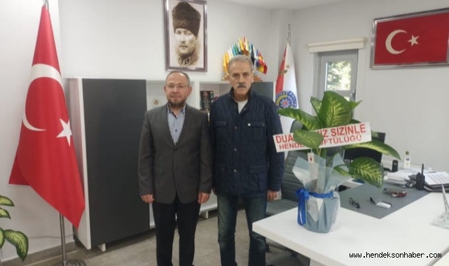 Hendek İlçe Müftüsü Murtaza Gür’den Emniyet Müdürü Eyigün’e Ziyaret