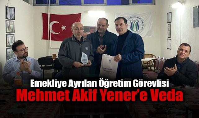 Hendek MYO’dan emekliye ayrılan Yener’e veda