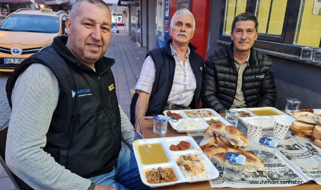 Hendekli Taksici esnafı iftarda buluştu 