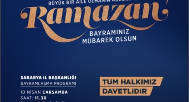 SAKARYA AK PARTİ’DE BAYRAMLAŞMA 11:30’DA