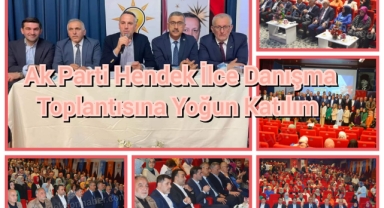 AK Parti Hendek Danışma toplantısına yoğun katılım