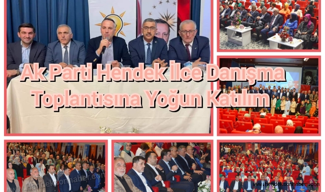 AK Parti Hendek Danışma toplantısına yoğun katılım