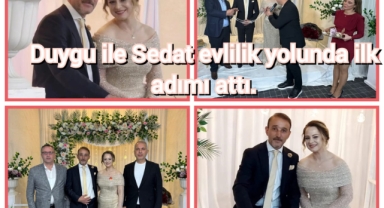 Duygu ile Sedat evlilik yolunda ilk adımı attı