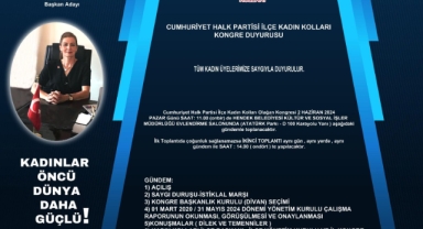 HENDEK CHP'DE HÜLYA ÇAKIR ADAYLIĞINI AÇIKLADI