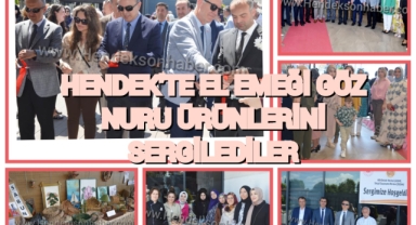 Hendek'te El emeği göz nuru ürünlerini sergilediler 