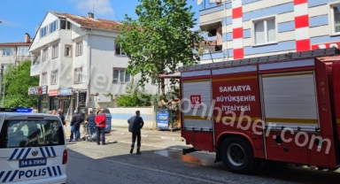 Hendek'te Evin balkonunda çıkan yangın korkuttu
