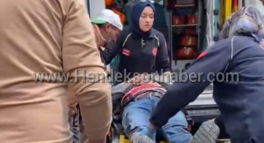 Hendek'te İnşaattan Düşen İşçi Hastanelik Oldu