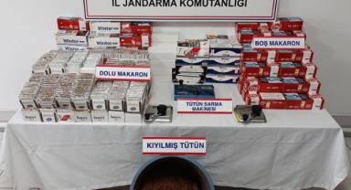 Hendek'te Jandarma Operasyonunda Evden Bunlar Çıktı