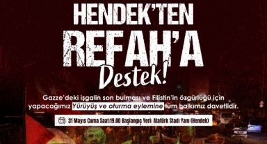 HENDEK'TEN REFAH'A DESTEK 