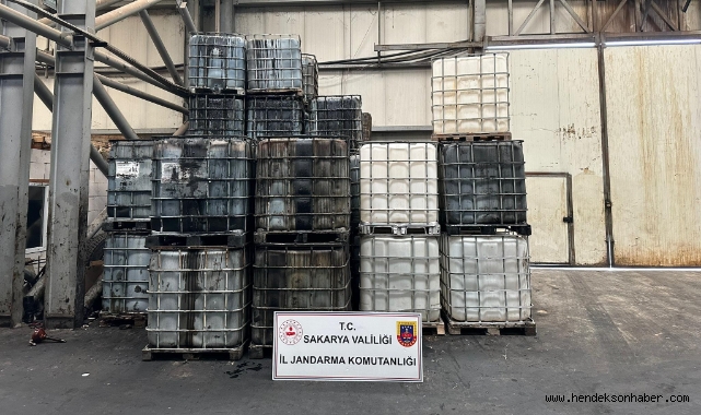 Jandarmadan Kaçak akaryakıt operasyonu