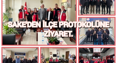 SAKE'DEN İLÇE PROTOKOLÜNE ZİYARET
