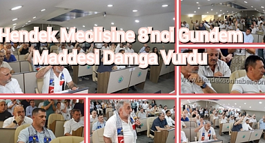 Hendek Belediyesi Haziran Ayı Meclis Toplantısına 8'nci Gündem Maddesi Damga Vurdu