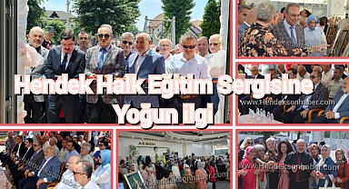 Hendek Halk Eğitim Sergisine Yoğun ilgi