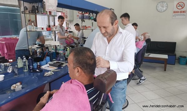 Hendek’te Berberlerde Bayram Arifesi Yoğunluğu