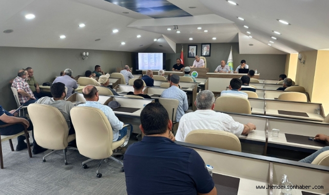 TOPLU KESİM YERİ SAHİPLERİYLE KURBAN BAYRAMI ÖNCESİ TOPLANTI DÜZENLENDİ