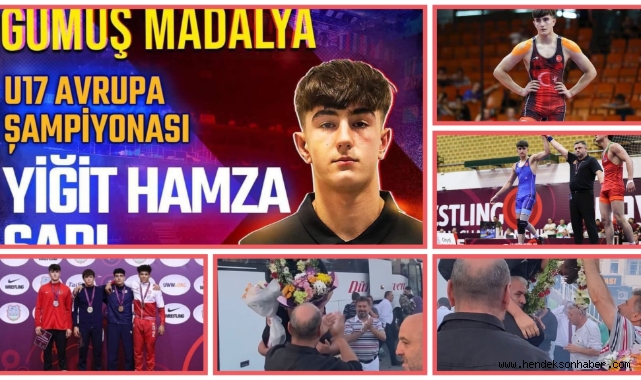 YİĞİT HAMZA SARI AVRUPA İKİNCİSİ