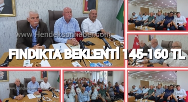 FINDIKTA BEKLENTİ 145-160 TL 