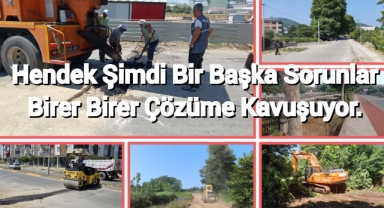 HENDEK ŞİMDİ BİR BAŞKA SORUNLAR BİRER BİRER ÇÖZÜME KAVUŞUYOR
