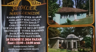 Şeyh İzzettin İsmail’i anma programına davet