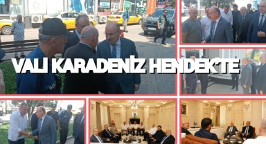 VALİ YAŞAR KARADENİZ HENDEK'TE