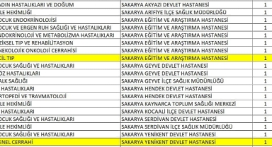 Hendek Devlet Hastanesine 3 Yeni Doktor